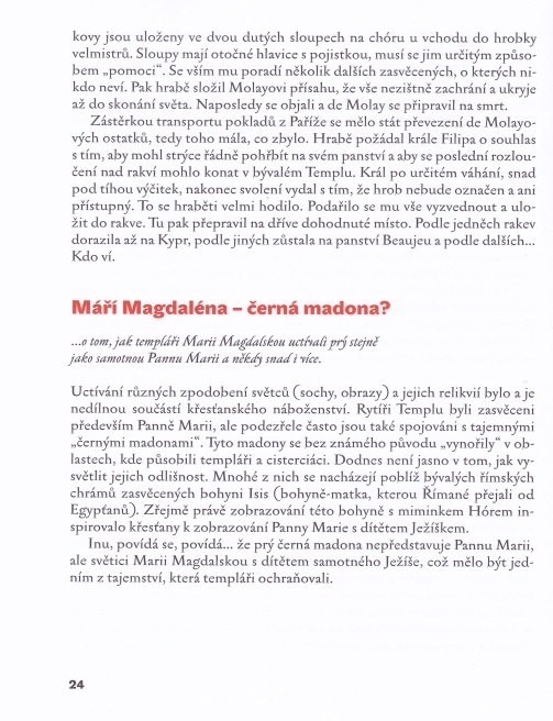 Máří Magdalena - černá madona